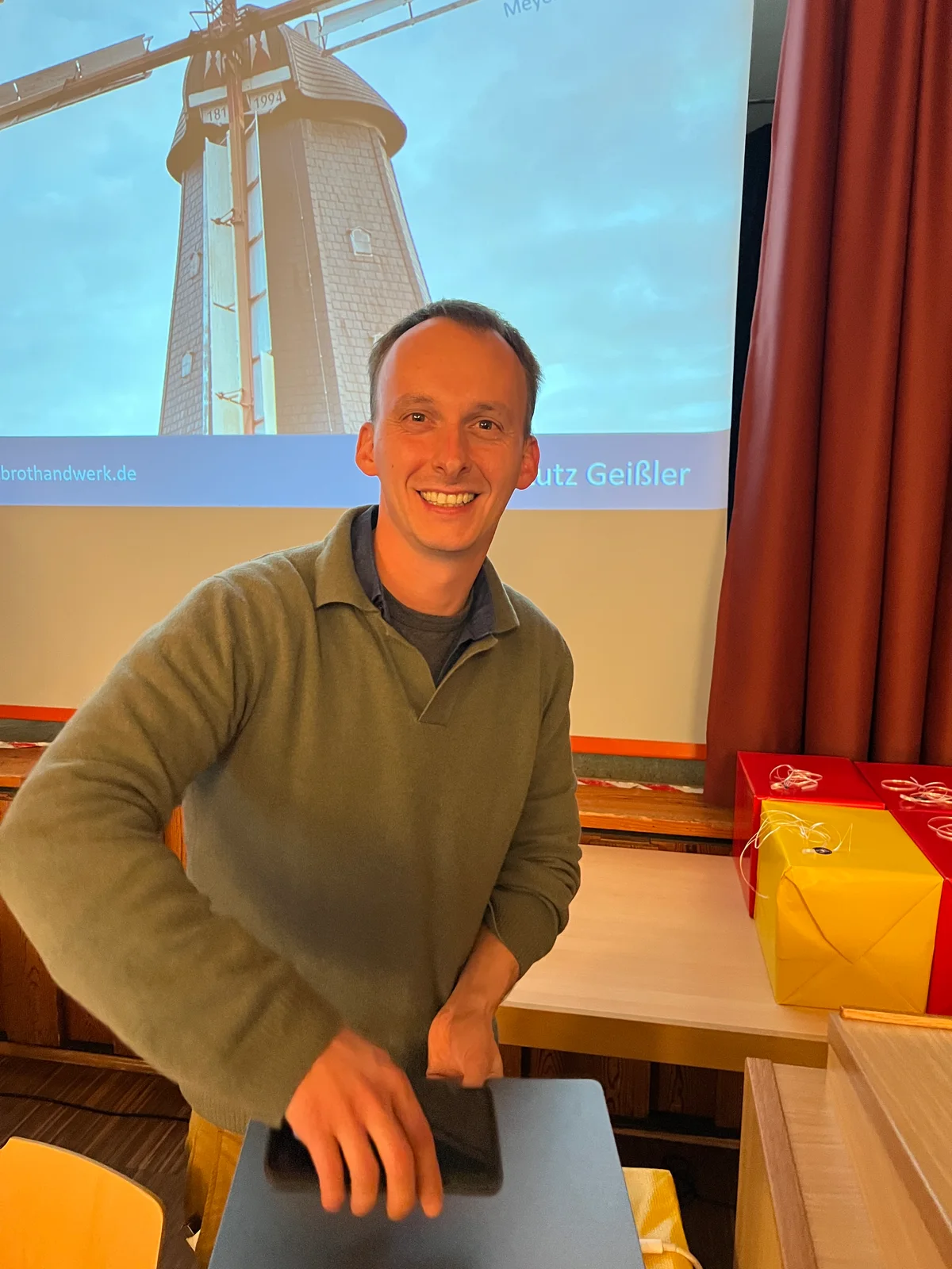 Martin Chambert-Loir im Volkacher Tagungssaal